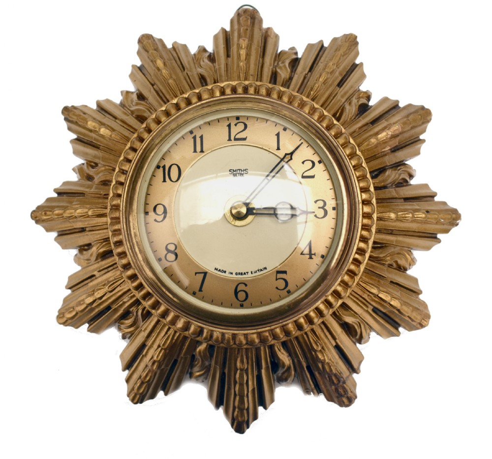 Art Deco English Wall Clock , By Smiths Clocks, c1930