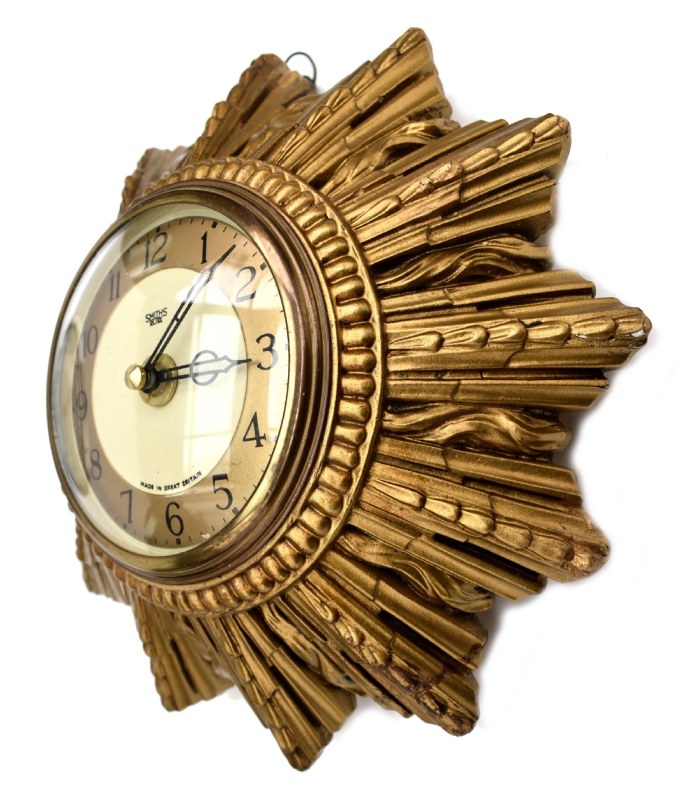 Art Deco English Wall Clock , By Smiths Clocks, c1930 View V