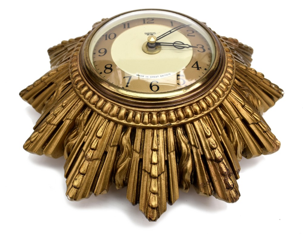 Art Deco English Wall Clock , By Smiths Clocks, c1930 View VII