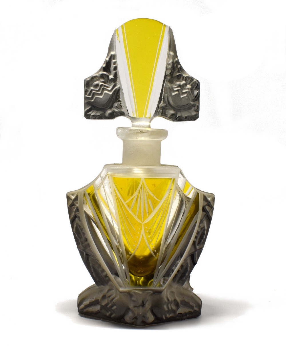 Art Deco Perfume bottle by Schlevogt & Hoffman, c1930