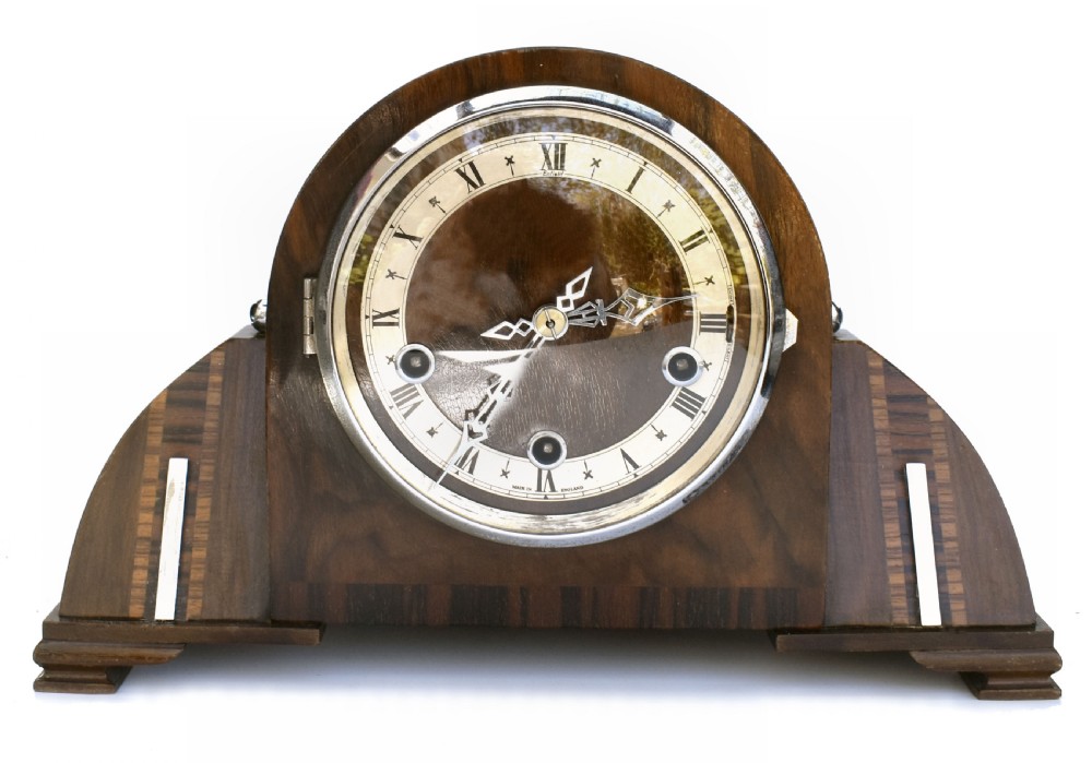 Art Deco Enfield Clock With Westminster Chime, 8 day, c1930