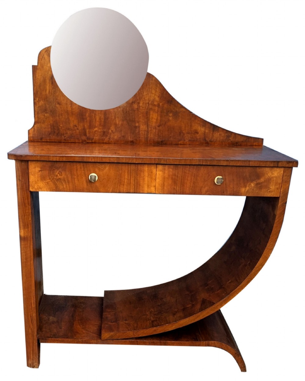 Art Deco Modernist Walnut dressing table, c1930
