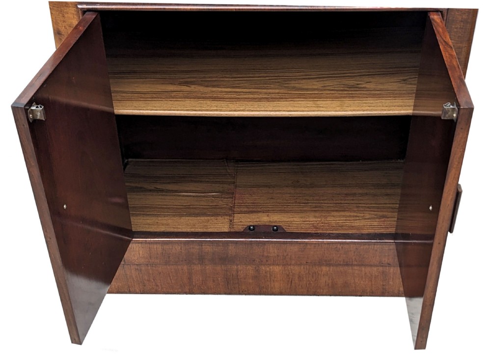 Art Deco Walnut Cocktail Cabinet,  c1930 View V