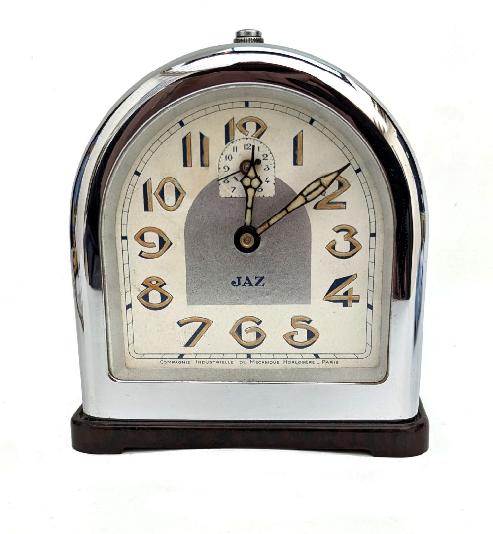 Art Deco French Clock by Jaz, c1930