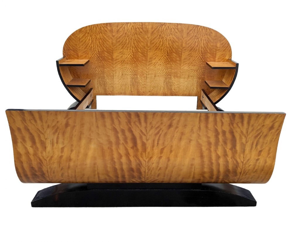 Art Deco Modernist French Double Bed, Circa 1935