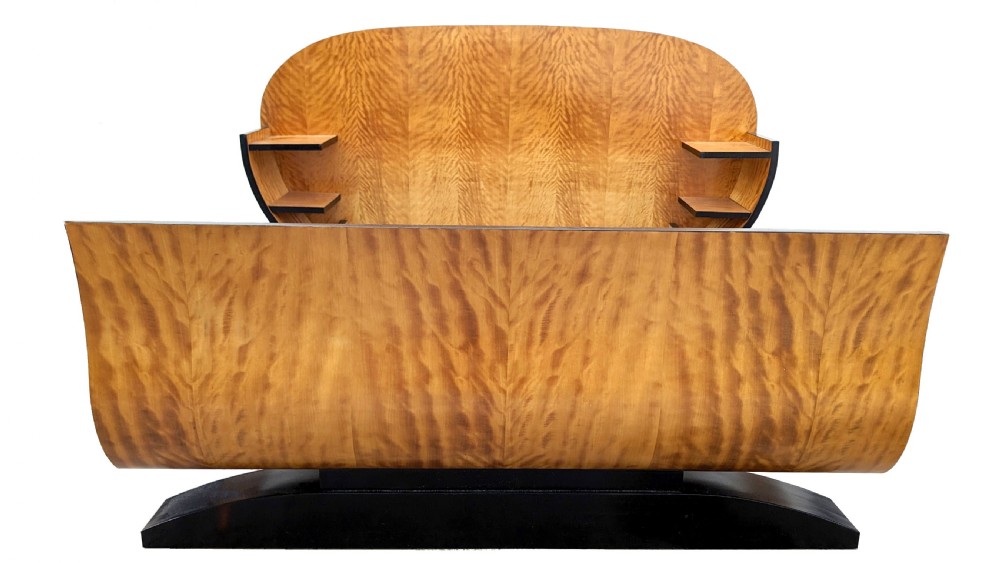 Art Deco Modernist French Double Bed, Circa 1935 View III