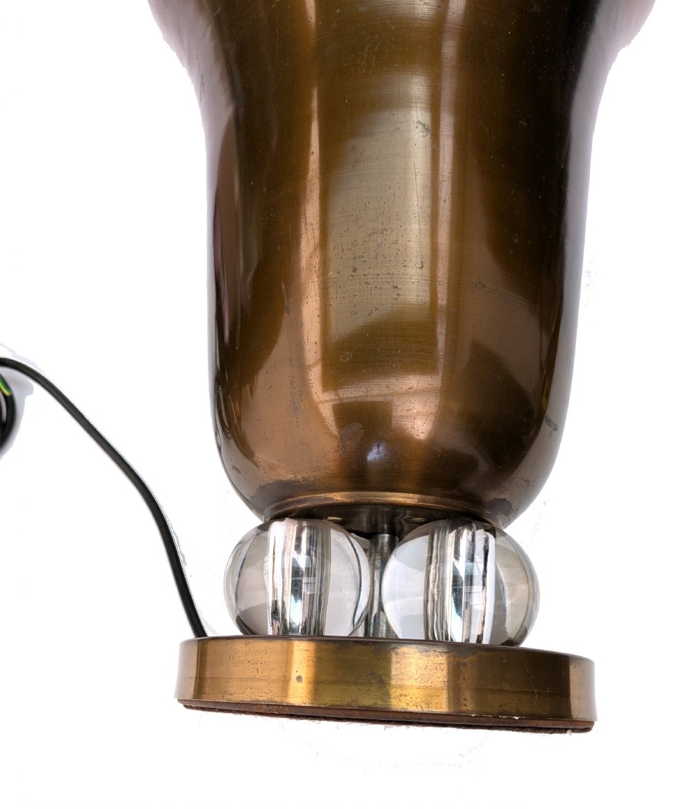 Art Deco Table Lamp French Bronzed Uplighter, circa 1930 View VII