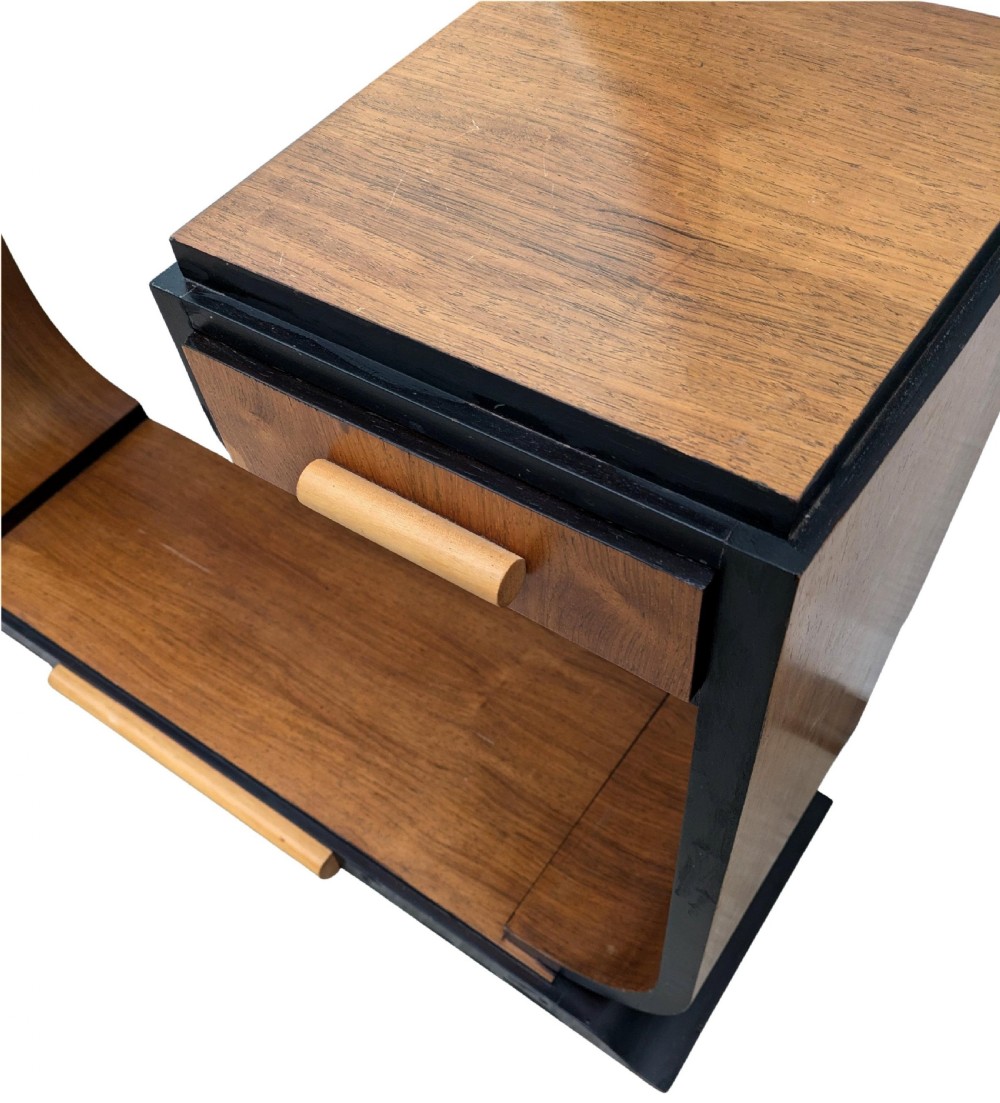 Art Deco Modernist Blonde Walnut Dressing table, c1930 View V