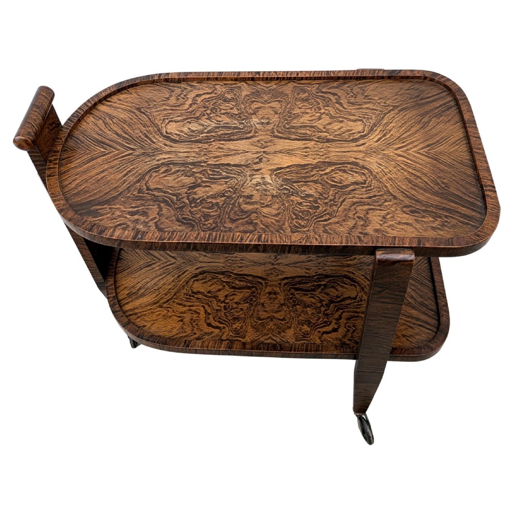 Art Deco Drinks Hostess Bar Cart Trolley, circa 1930 View VIII