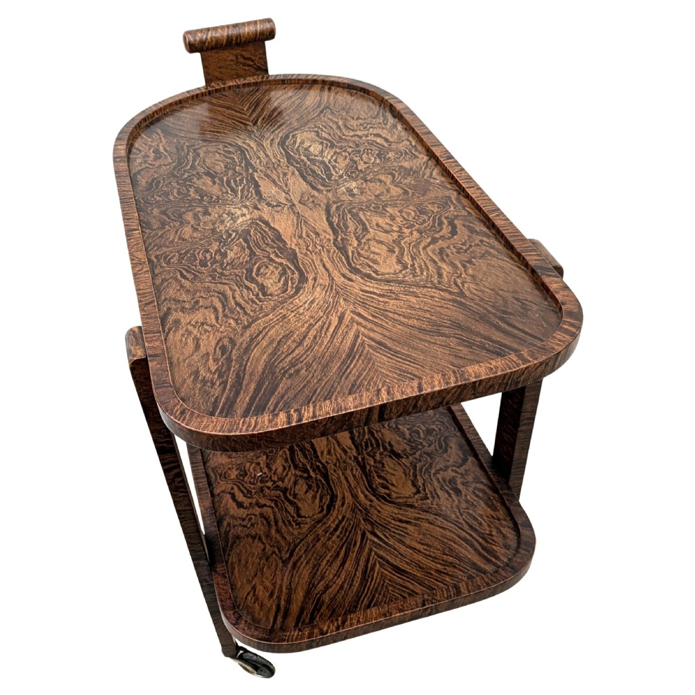 Art Deco Drinks Hostess Bar Cart Trolley, circa 1930 View IX