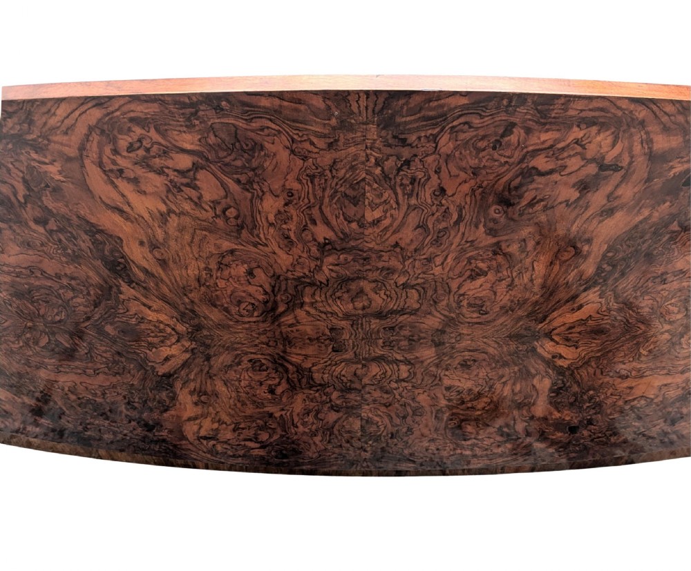 Art Deco Walnut Double Bed, c1930 View VI
