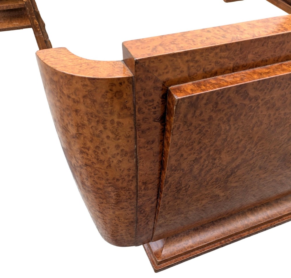 Spectacular Art Deco Modernist French Double Bed, Circa 1935 View II