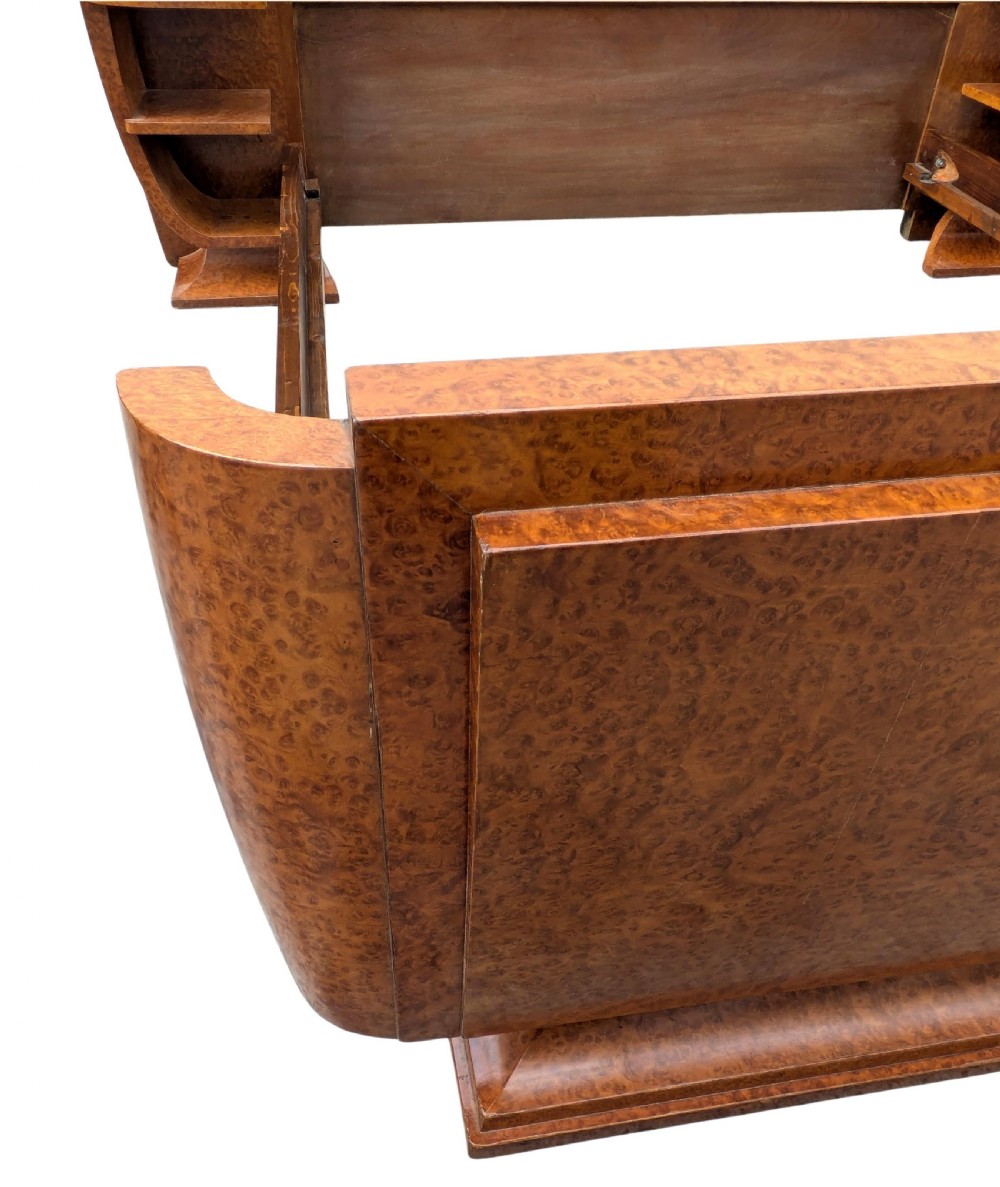 Spectacular Art Deco Modernist French Double Bed, Circa 1935 View X