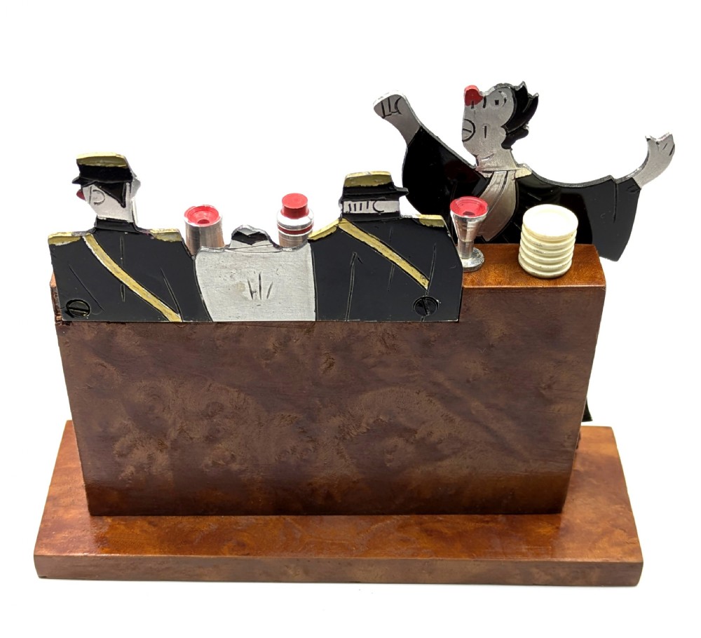 Art Deco Cocktail Stick Barware Set By Sudre ' The Judge', French, c1930 View VIII