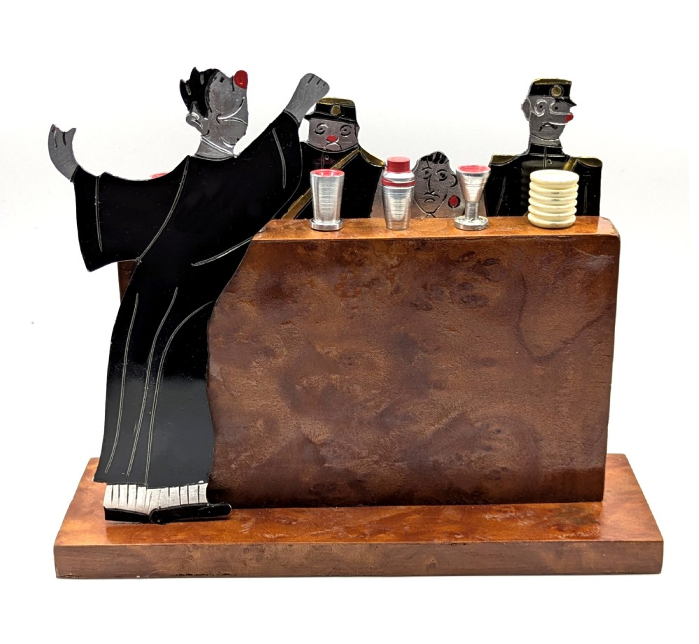 Art Deco Cocktail Stick Barware Set By Sudre ' The Judge', French, c1930 View IX