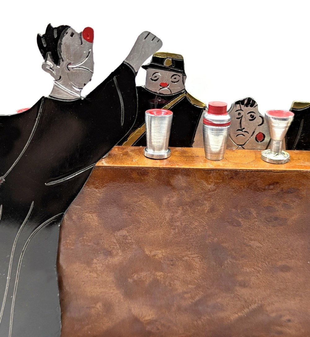 Art Deco Cocktail Stick Barware Set By Sudre ' The Judge', French, c1930 View XI