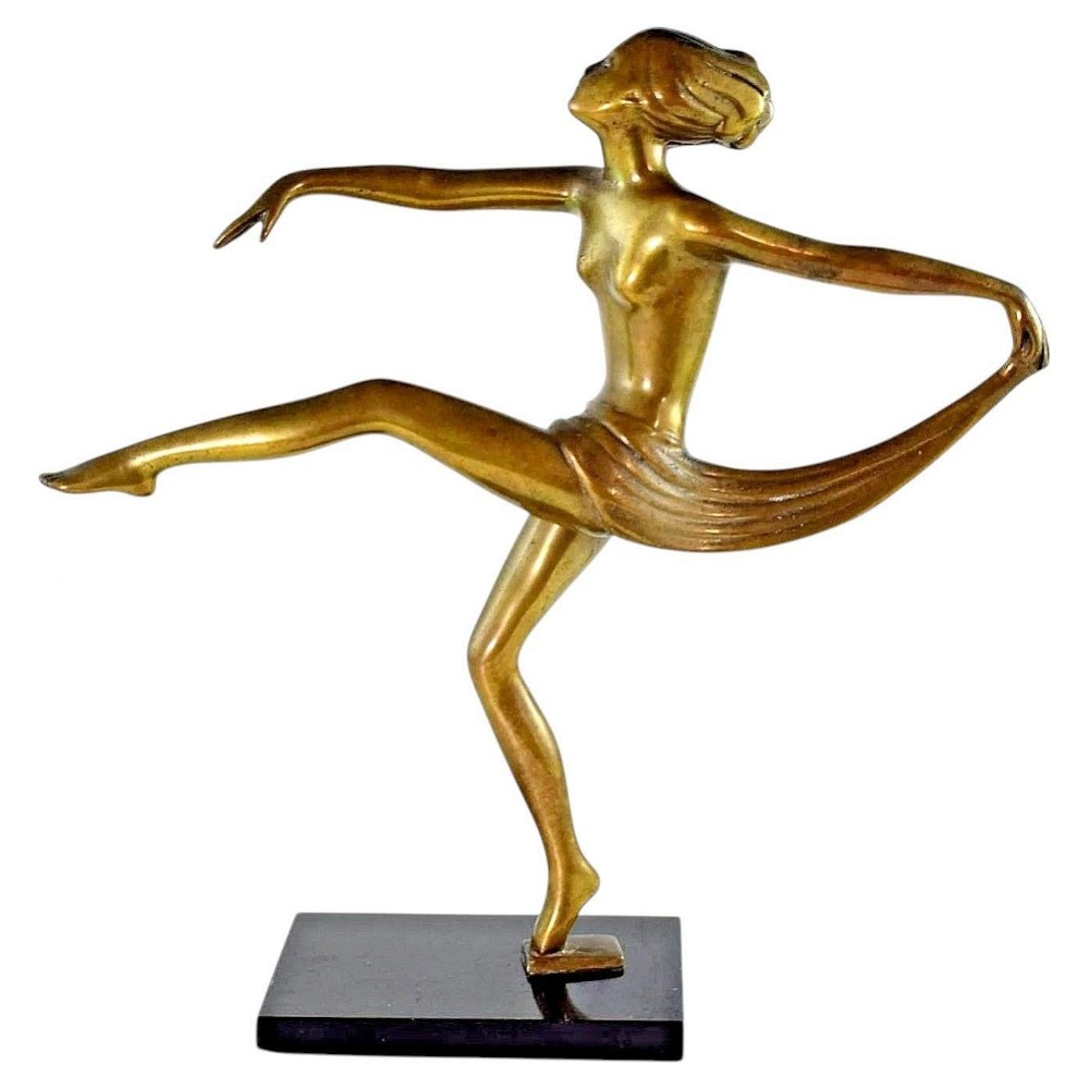 Art Deco Original Josef Lorenzl Female Figurative Dancer, Unsigned , c1930
