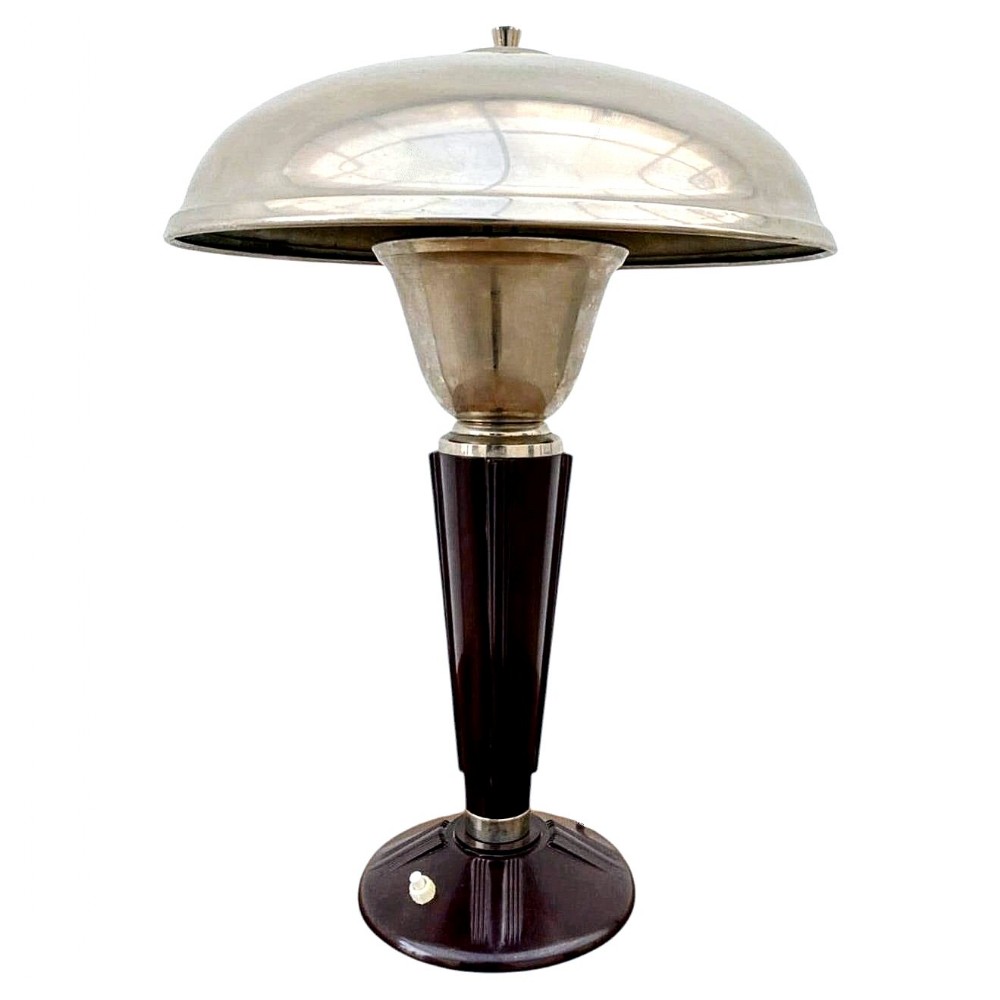 Art Deco Large  Iconic  Bakelite Desk Table Lamp by Eileen Gray, France, C1930