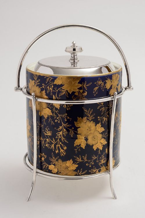 Stunning Davenport China Biscuit Barrel
