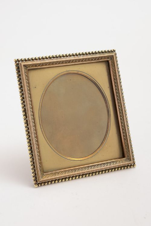 Victorian Brass Photo Frame.