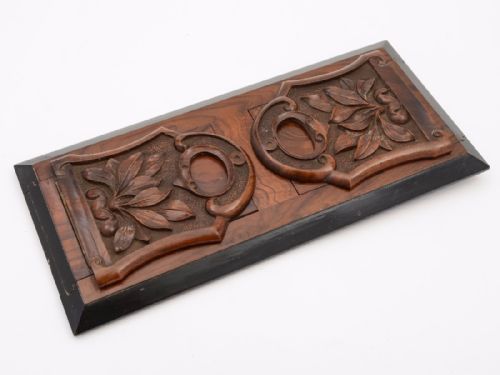 fig 1. Victorian Figured Walnut Book Rack, Circa 1880