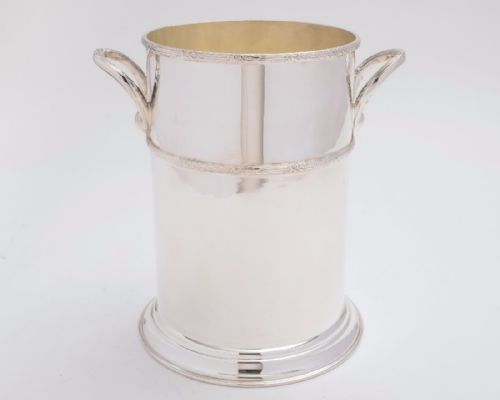 1920'S Silver Plated Wine Bottle Holder