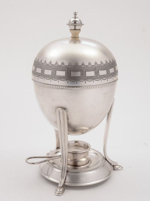 Victorian Silver Plated Egg Coddler, Circa 1880