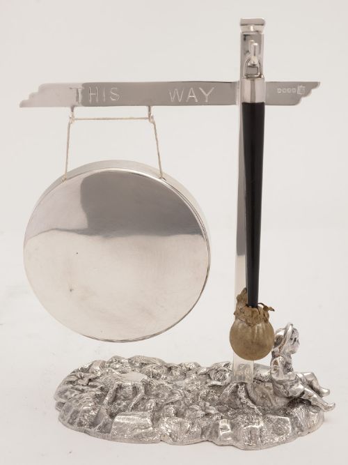 Victorian Novelty Dinner Gong, Circa 1880