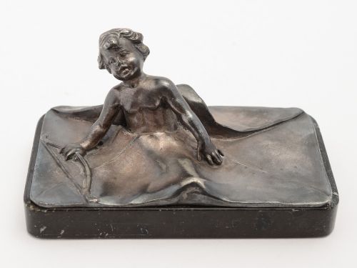Wmf Cupid Paperweight, Circa 1900