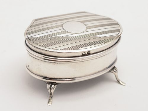 Silver Ring Box, Birmingham 1911