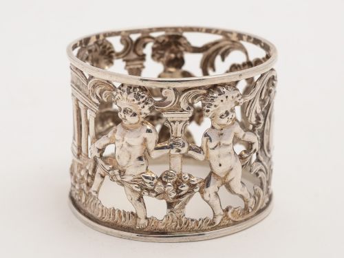 Victorian Silver Napkin Ring, Birmingham 1899