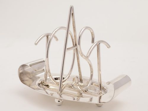 Novelty Edwardian 'Toast' Rack, Circa 1910