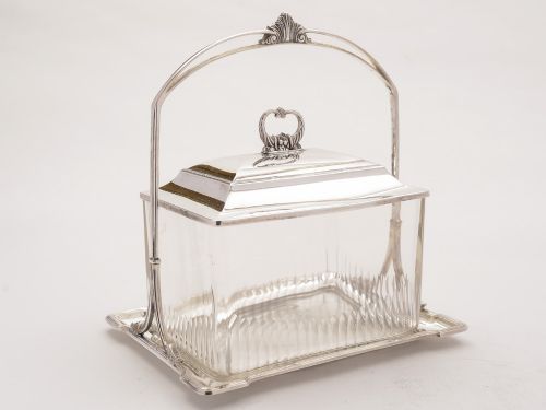Wmf Biscuit Box/cookie Jar, Circa 1910