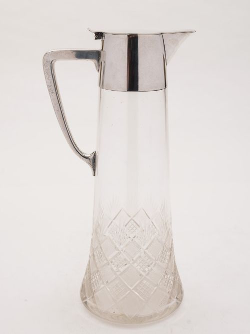 Silver Plated Wmf Claret Jug, Circa 1900