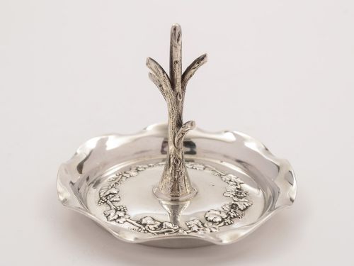 fig 1. Edwardian Silver Ring Tree, Birmingham 1908