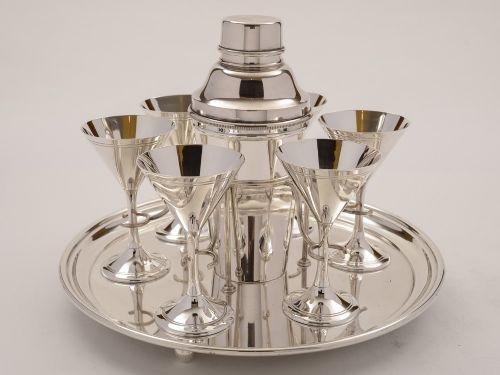 Art Deco Cocktail Set, Circa 1925