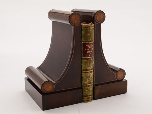 A Pair of Sheraton Revival Mahogany Bookends, Circa 1900