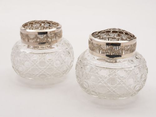 Pair of Edwardian Posey Vases, Circa 1910