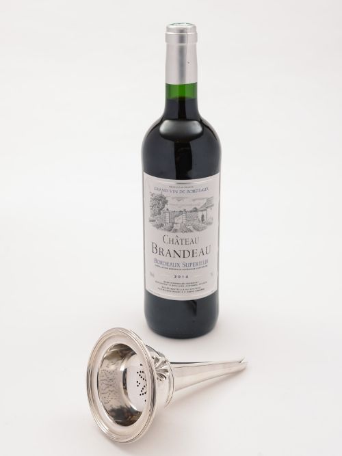 Edwardian Silver Plated Wine Funnel, Circa 1900