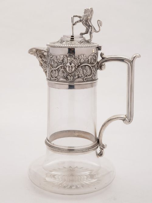 fig 1. Victorian Elkington Claret Jug, 1890