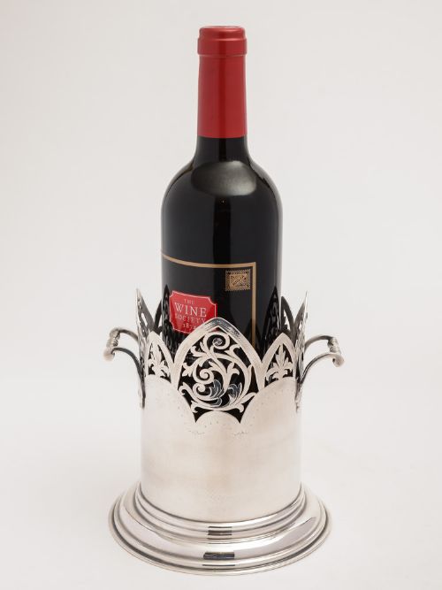 Edwardian Silver Plated Bottle Holder, Circa 1900
