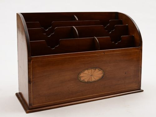 Edwardian Mahogany Letter/document Rack, Circa 1900