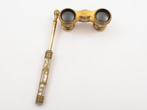 Pair of Edwardian Mother of Pearl Opera Glasses, Circa 1900