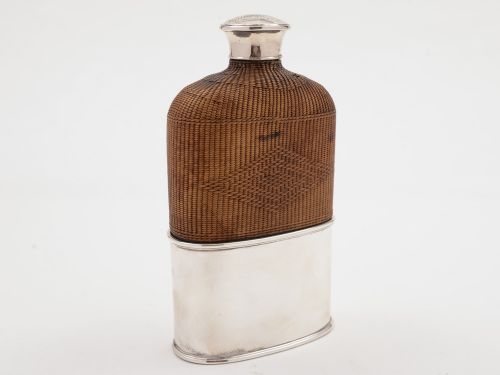 fig 1. Victorian Hip Flask, Circa 1865