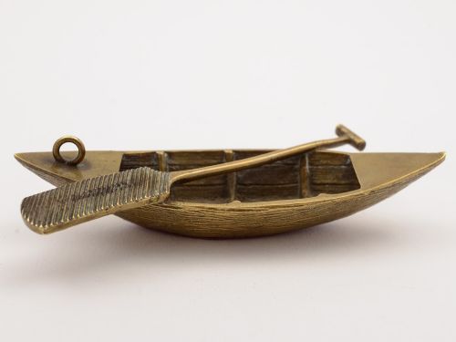 Victorian Novelty Brass Vesta, Circa 1890