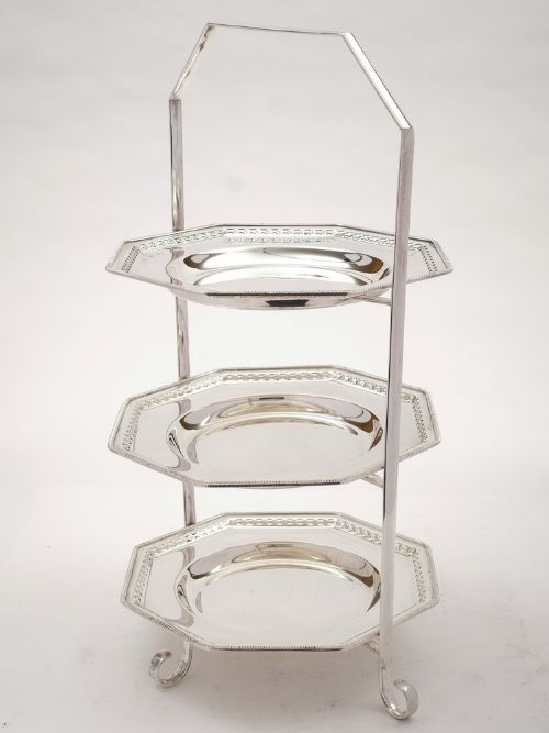 Art Deco 3 Tier Cake Stand, Circa 1925