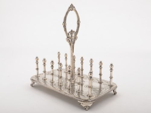 fig 1. Victorian Toast Rack, Circa 1857