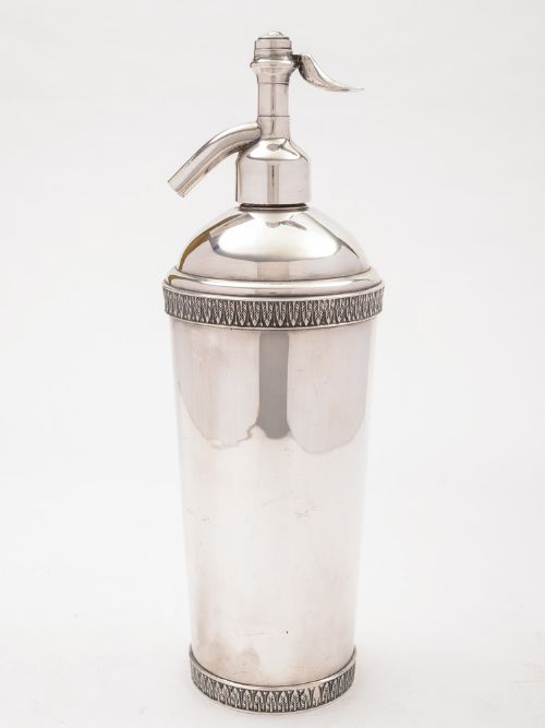 Silver Plated Soda Syphon, Circa 1930