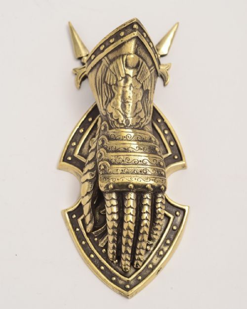 Edwardian Knight's Gauntlet Letter Holder, Circa 1900