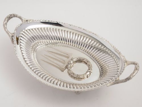 Edwardian Silver Plated Bread Basket, Circa 1900